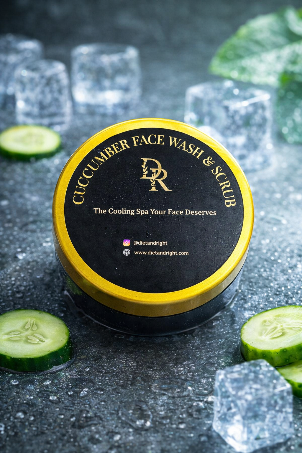 Cucumber Face Wash and Scrub and Cucumber Cleanser