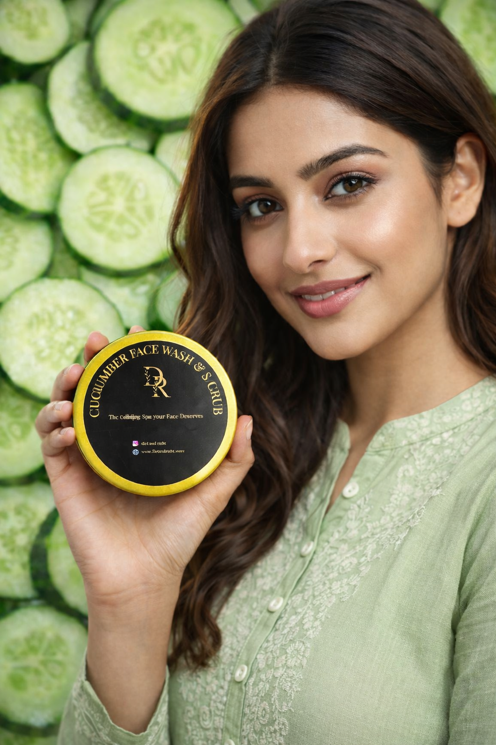 Cucumber Face Wash and Scrub and Cucumber Cleanser